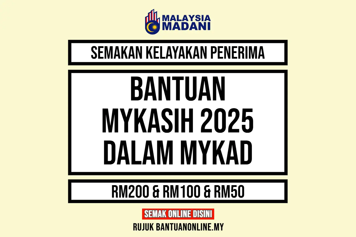 SEMAKAN BANTUAN MYKAD MYKASIH