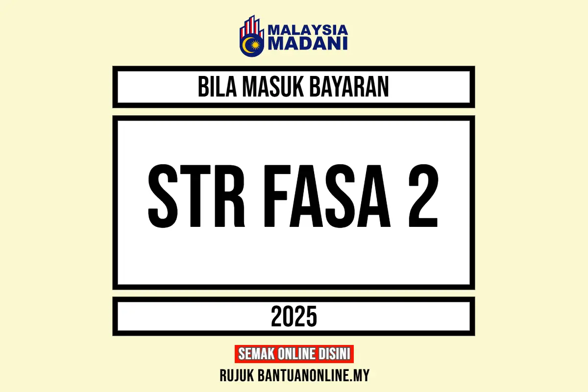 TARIKH PEMBAYARAN STR 2025