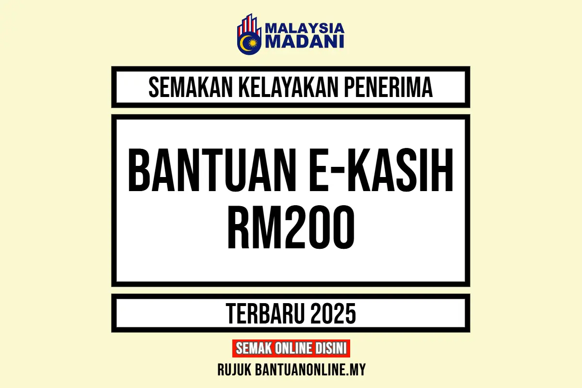 BANTUAN EKASIH 2025 RM200