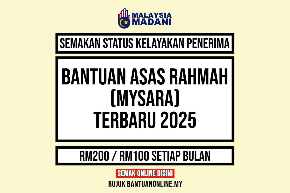BANTUAN MYSARA 2025 SEMAKAN