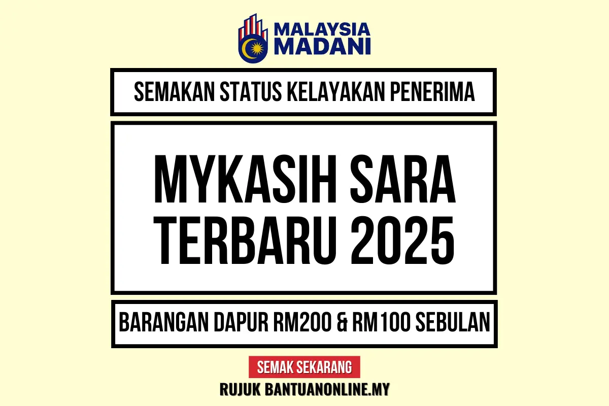 SEMAKAN STATUS MYKASIH SARA 2025