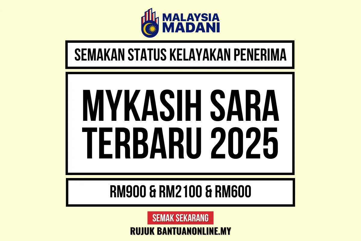 MYKASIH SARA 2025 SEMAKAN STATUS