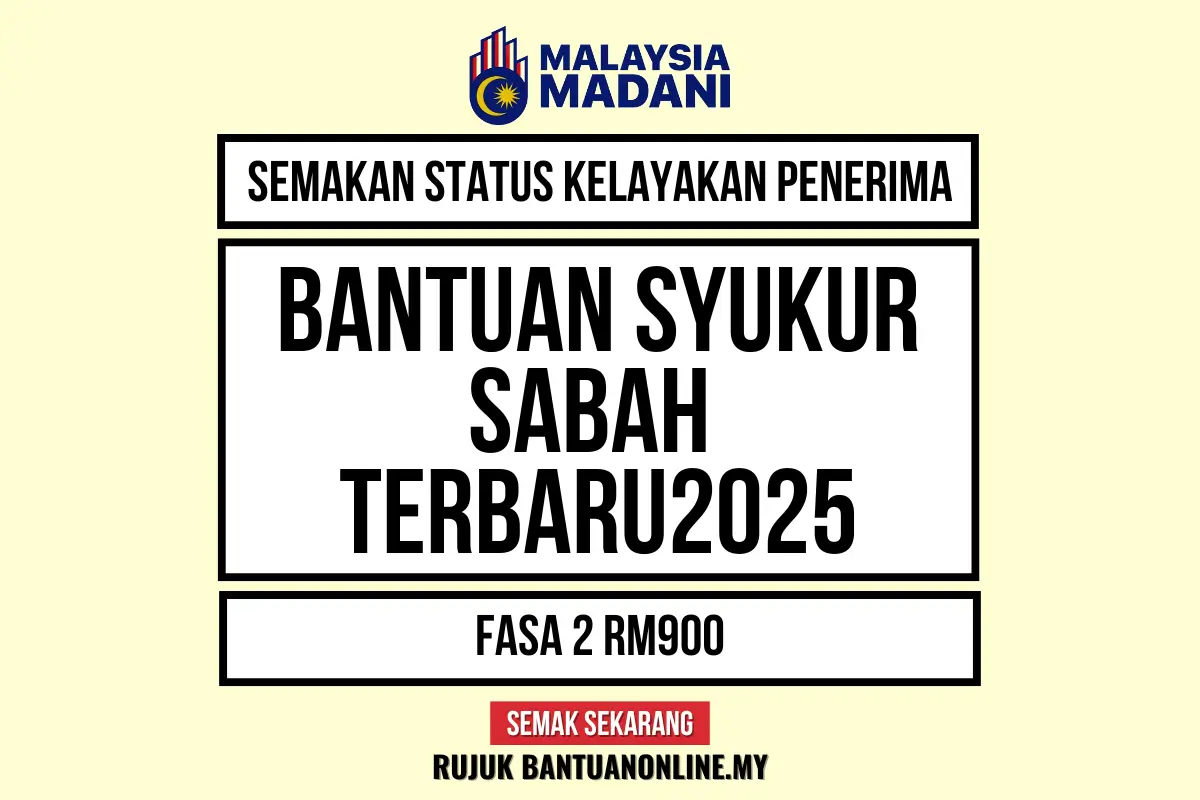 LOGIN SYUKUR SABAH 2025