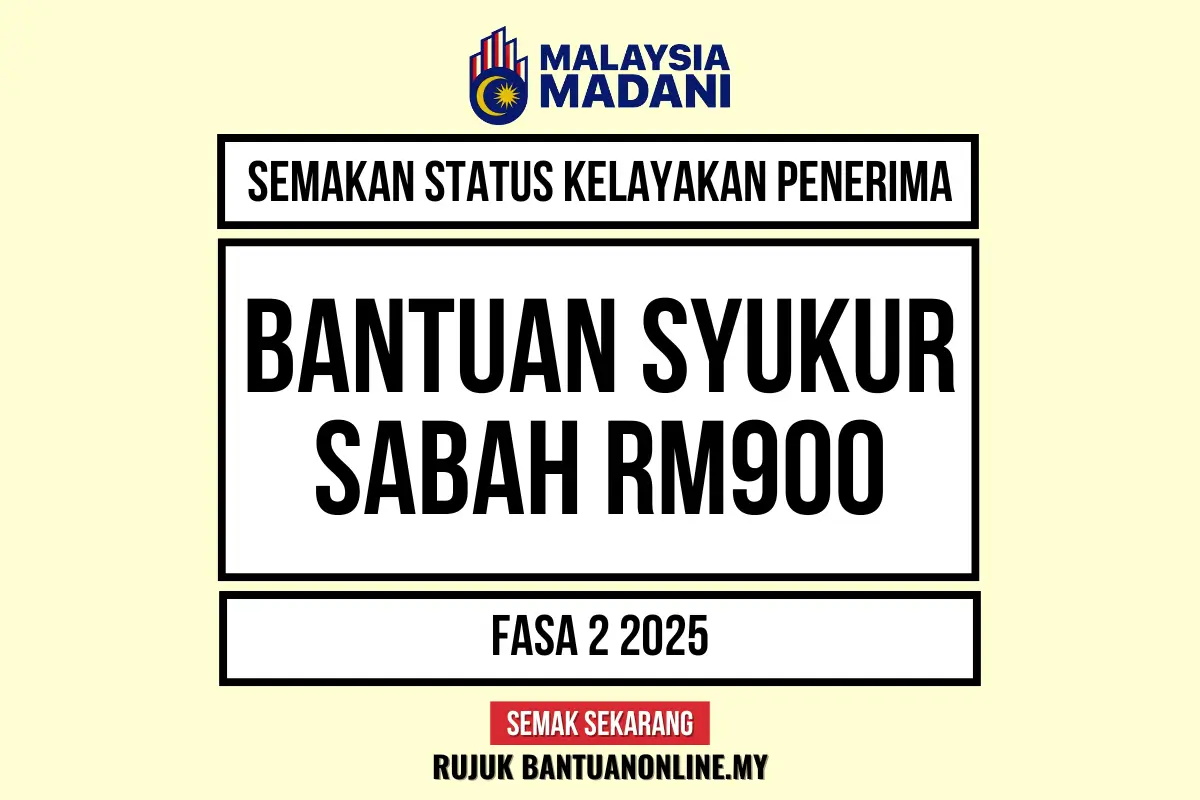 LOGIN SYUKUR SABAH 2025