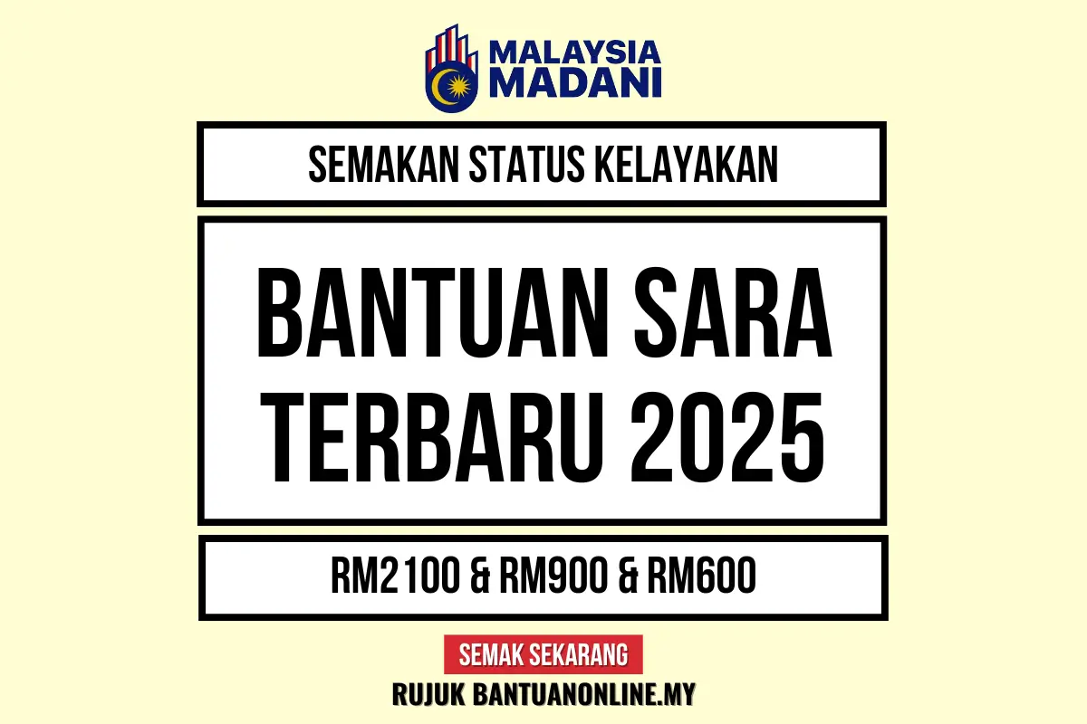 BANTUAN SARA 2025 SEMAKAN STATUS