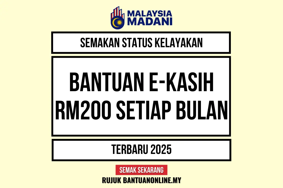 SEMAKAN STATUS BANTUAN EKASIH 2025