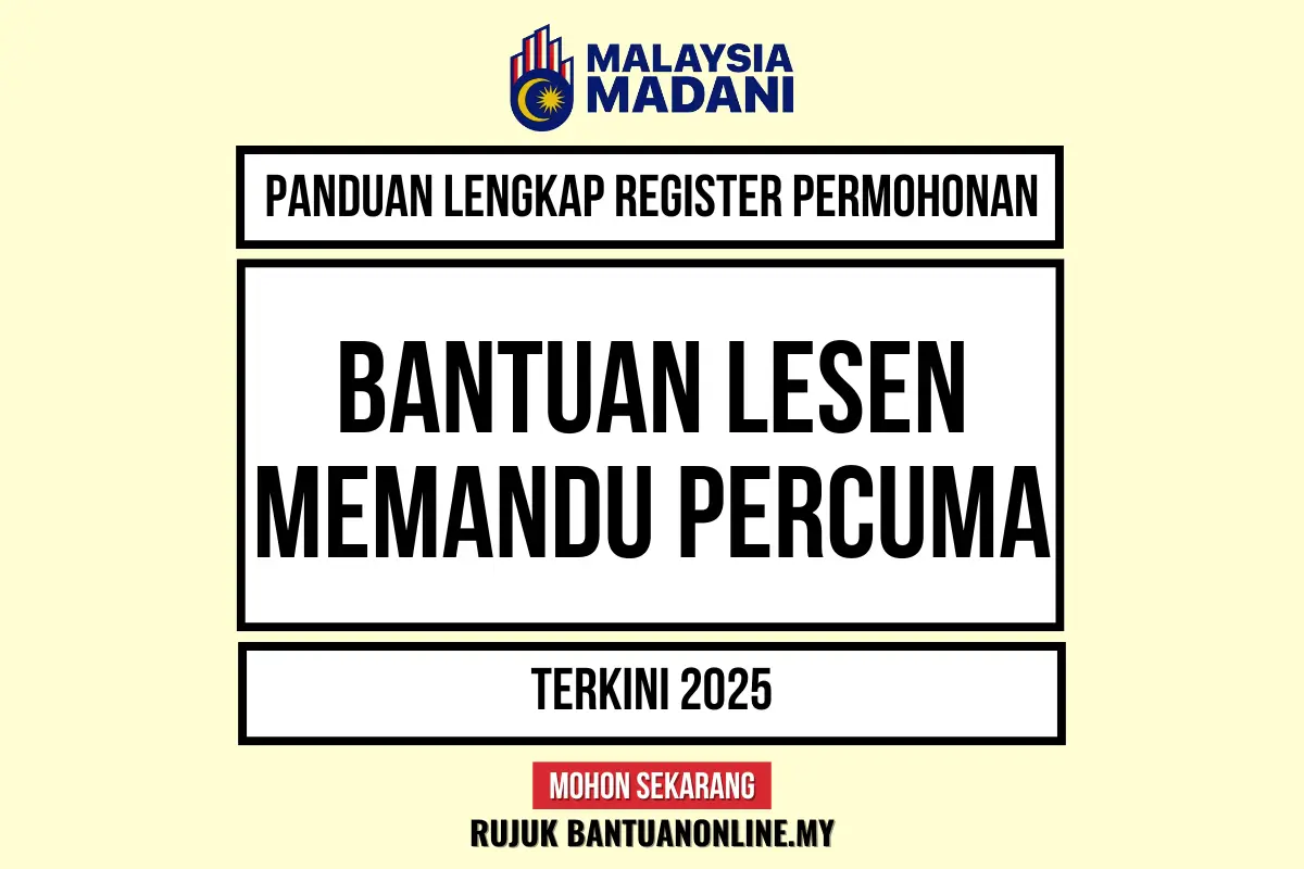 PENDAFTARAN LESEN MEMANDU PERCUMA