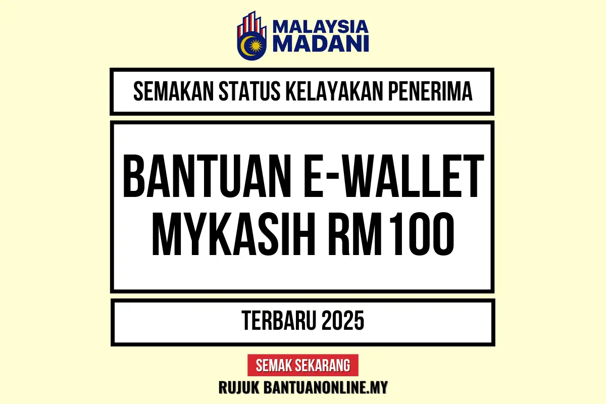 EWALLET MYKASIH 2025 RM100