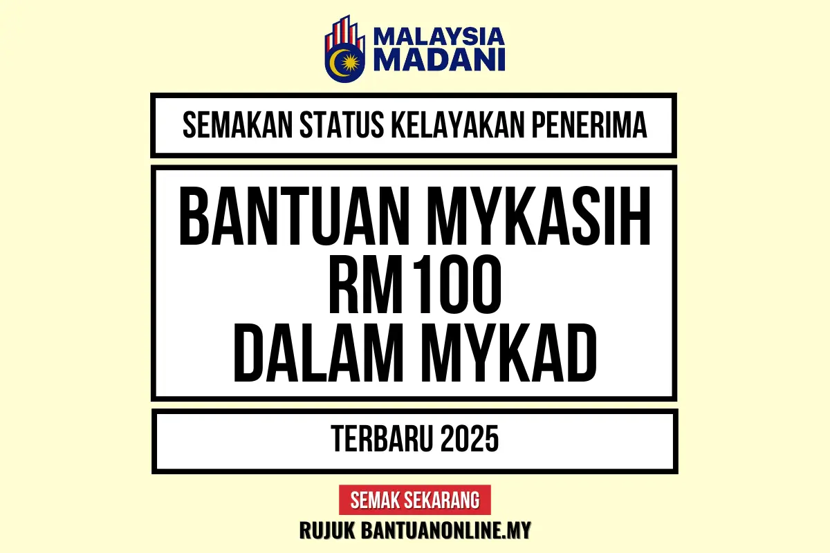 BANTUAN MYKAD MYKASIH RM200 2025