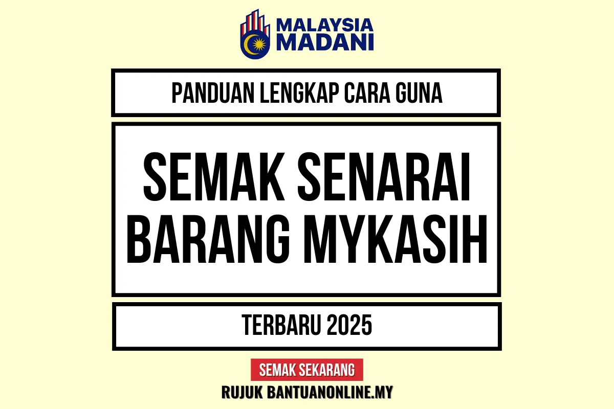 CEK SENARAI BARANG MYKASIH 2025