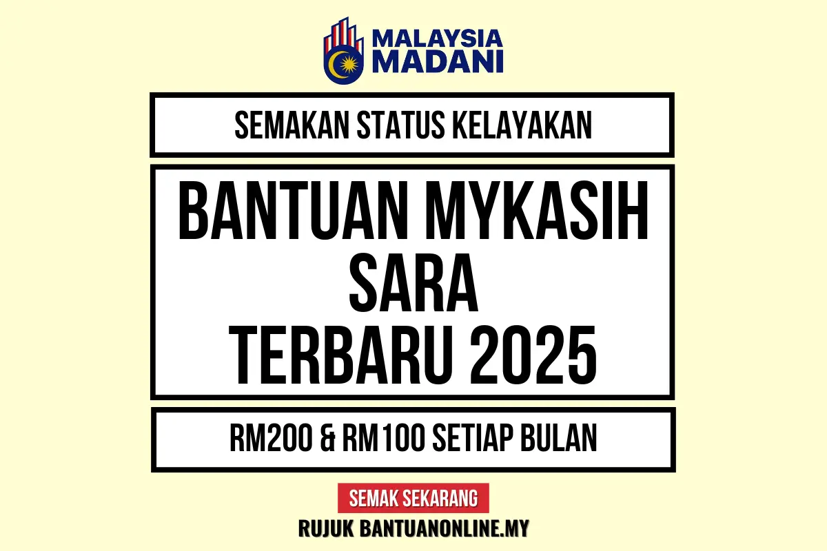 SEMAKAN KELAYAKAN MYKASIH SARA 2025