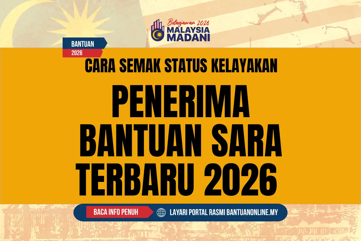 CARA SEMAKAN BANTUAN SARA