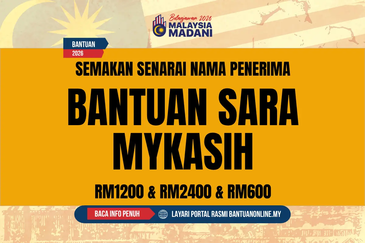 CARA SEMAKAN STATUS SARA