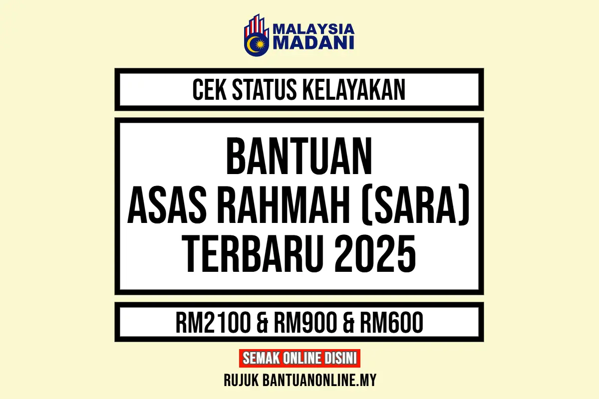 CEK BANTUAN ASAS RAHMAH SARA