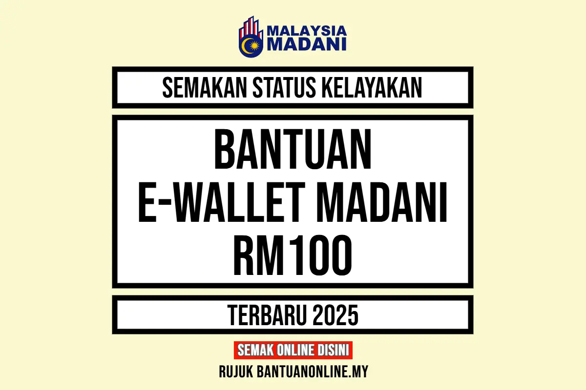 EWALLET MADANI 2025 RM100