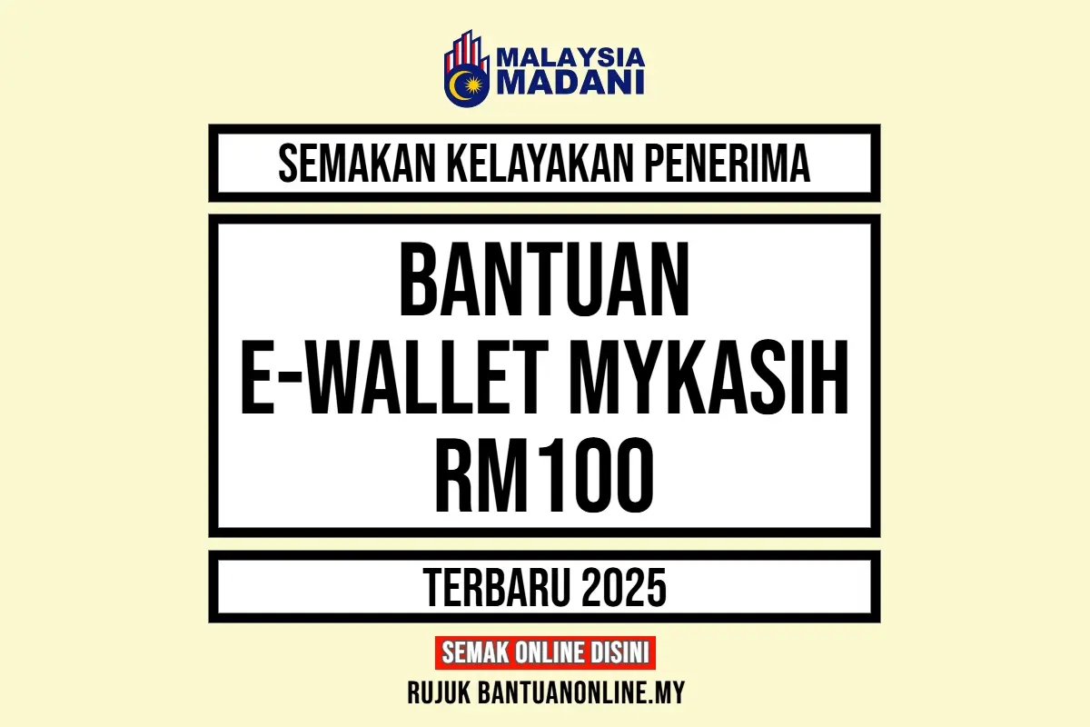 EWALLET MYKASIH 2025 RM100