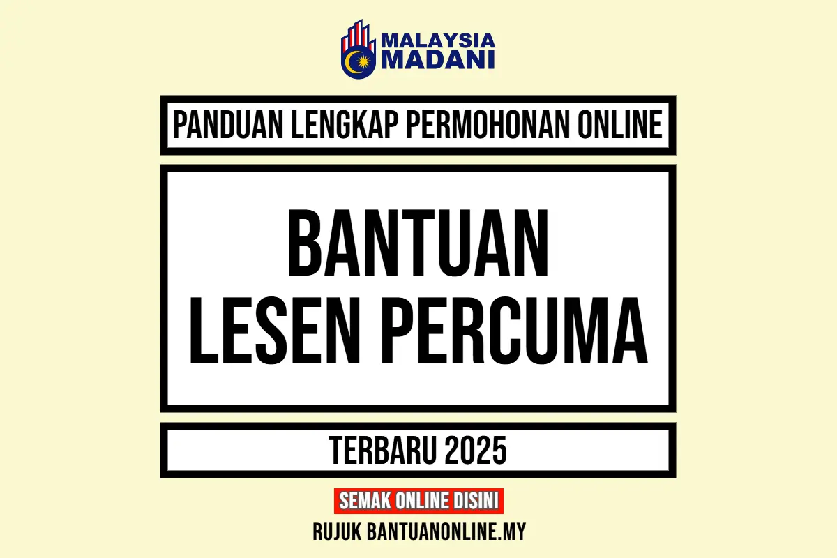 LESEN PERCUMA 2025 PENDAFTARAN