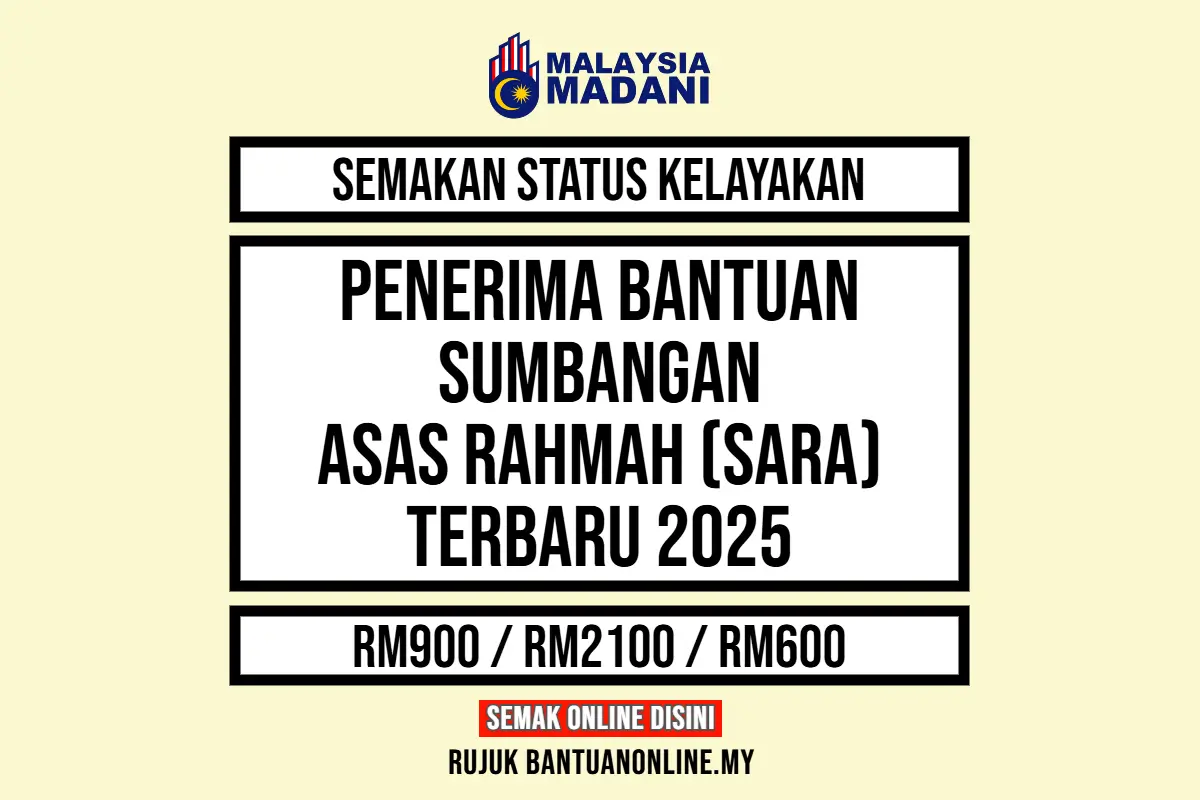 SEMAKAN SUMBANGAN ASAS RAHMAH SARA