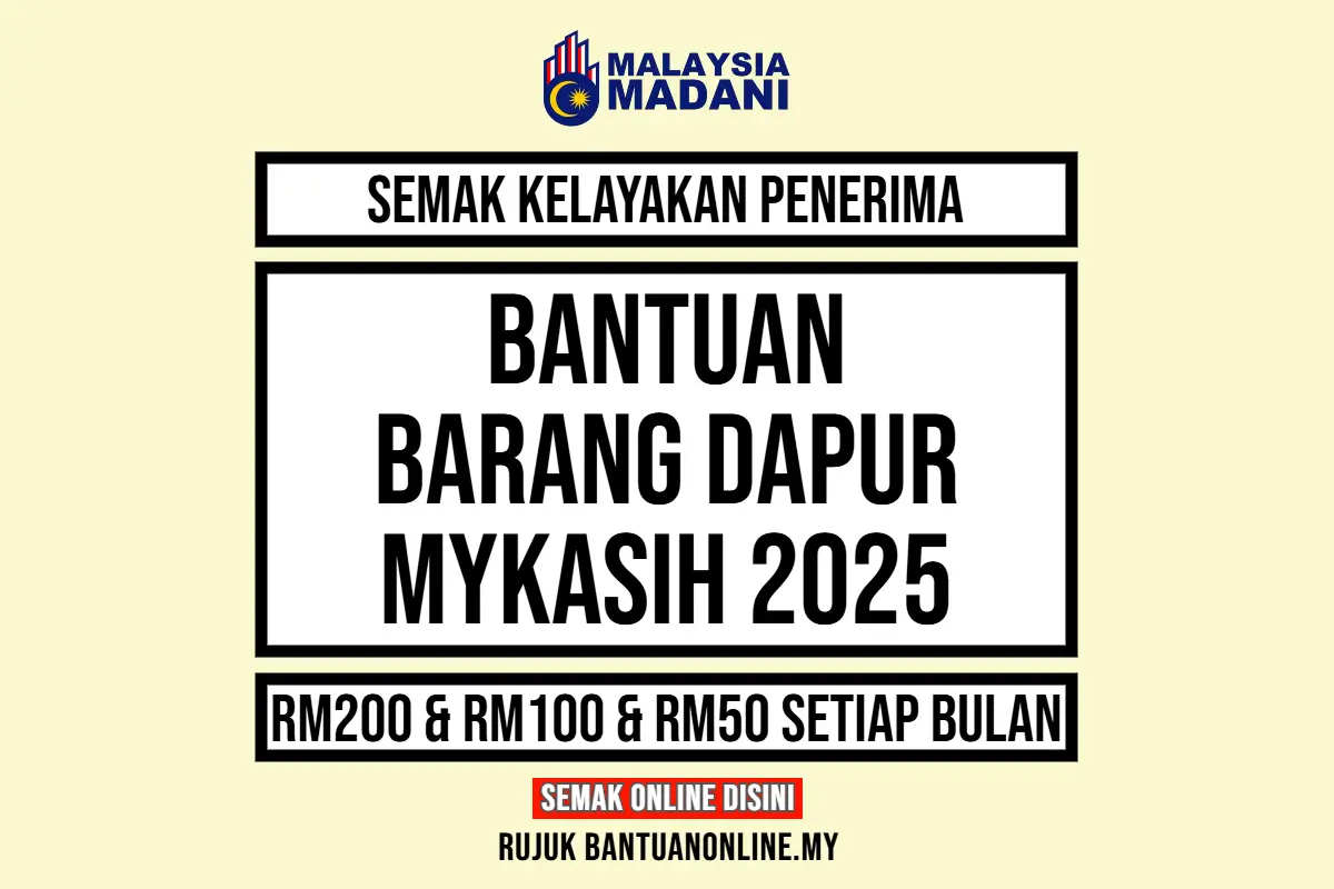BANTUAN BARANG DAPUR MYKASIH 2025