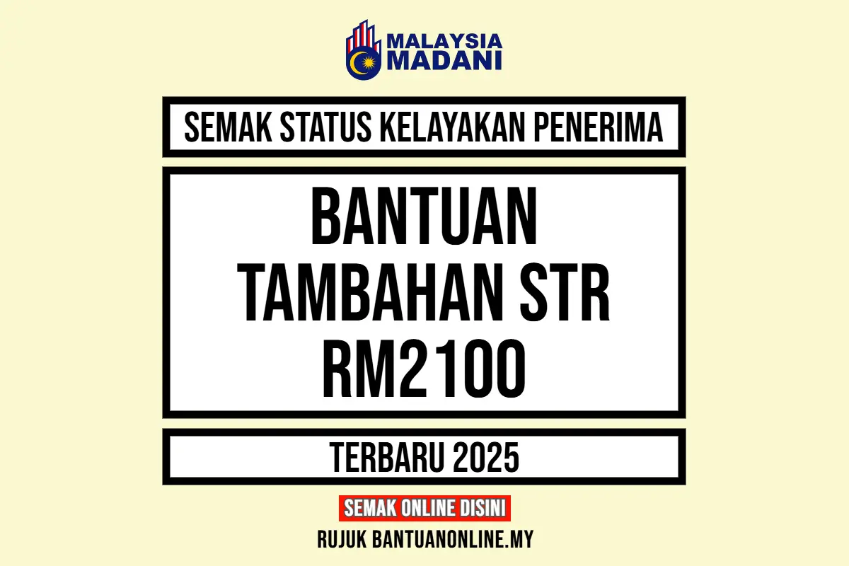 BANTUAN TAMBAHAN STR 2100