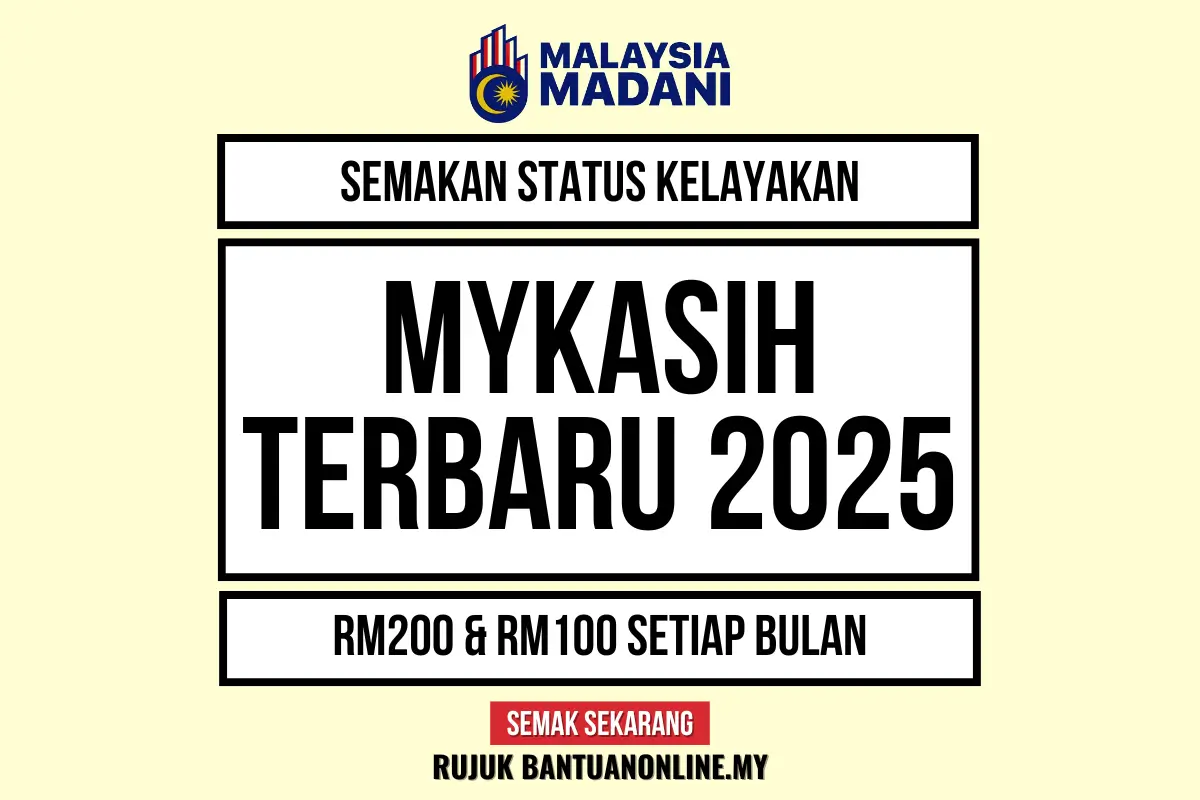 MY KASIH 2025 SEMAKAN STATUS