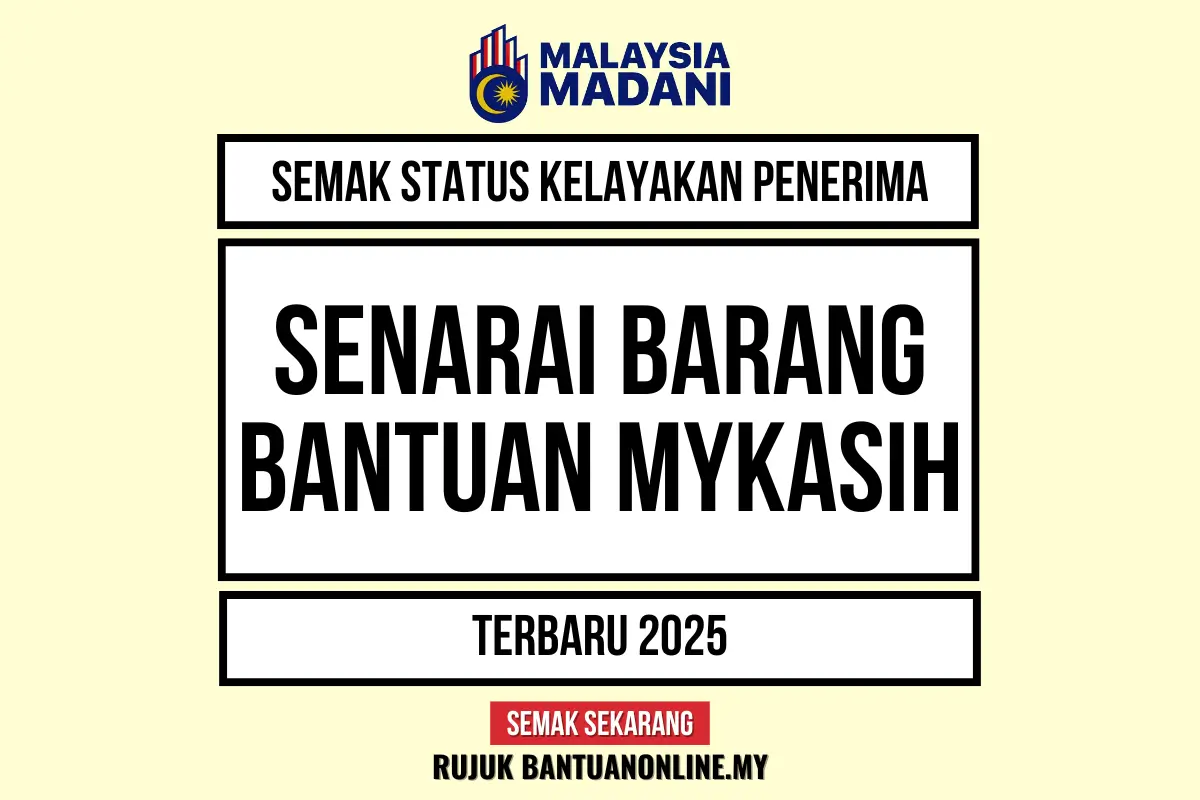 SENARAI BARANG MYKASIH 2025