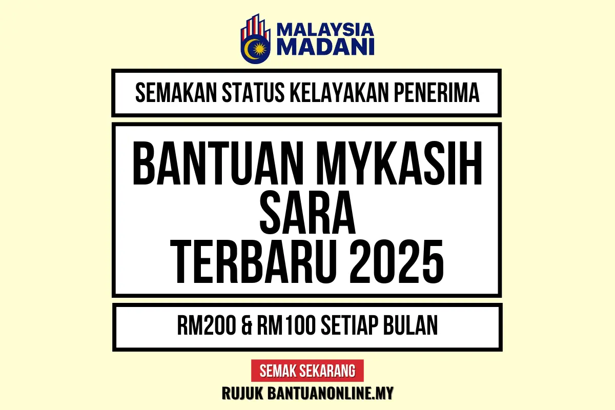 SEMAKAN PENERIMA MYKASIH SARA 2025