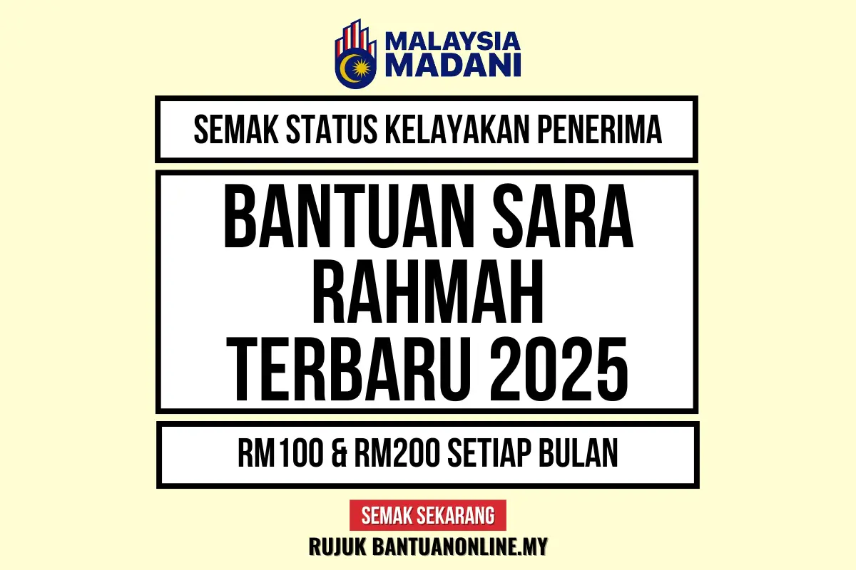 semak bantuan sara rahmah 2025