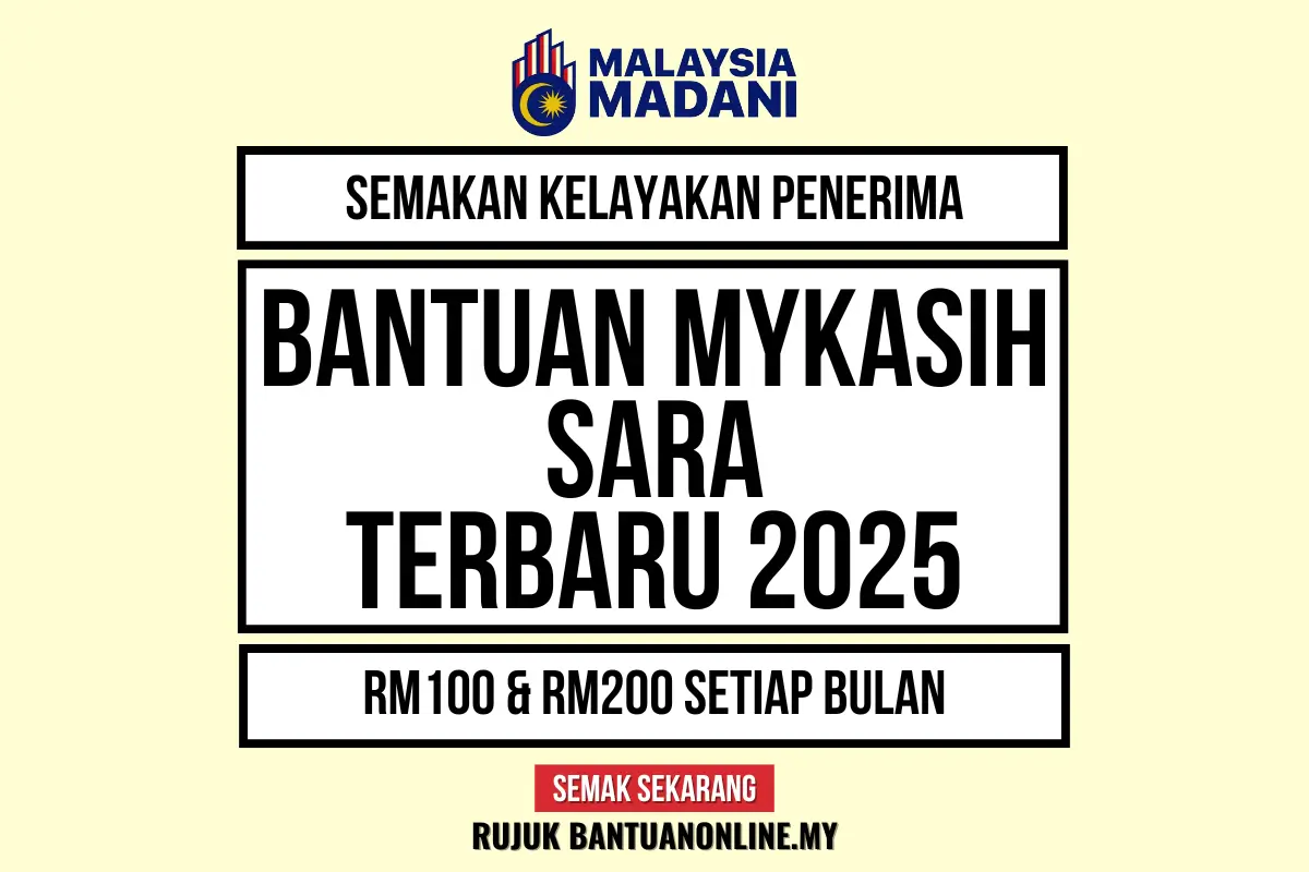 CARA SEMAKAN MYKASIH SARA 2025