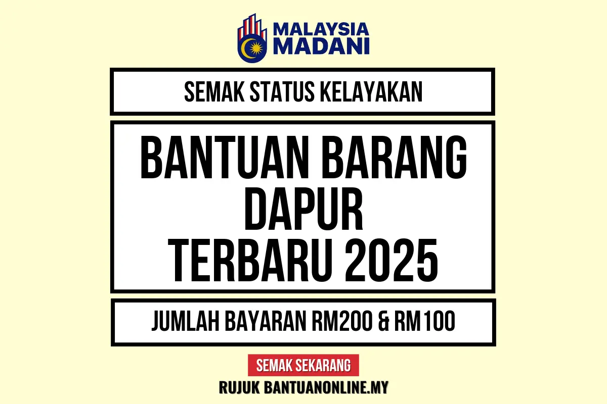 SEMAK BANTUAN BARANG DAPUR 2025