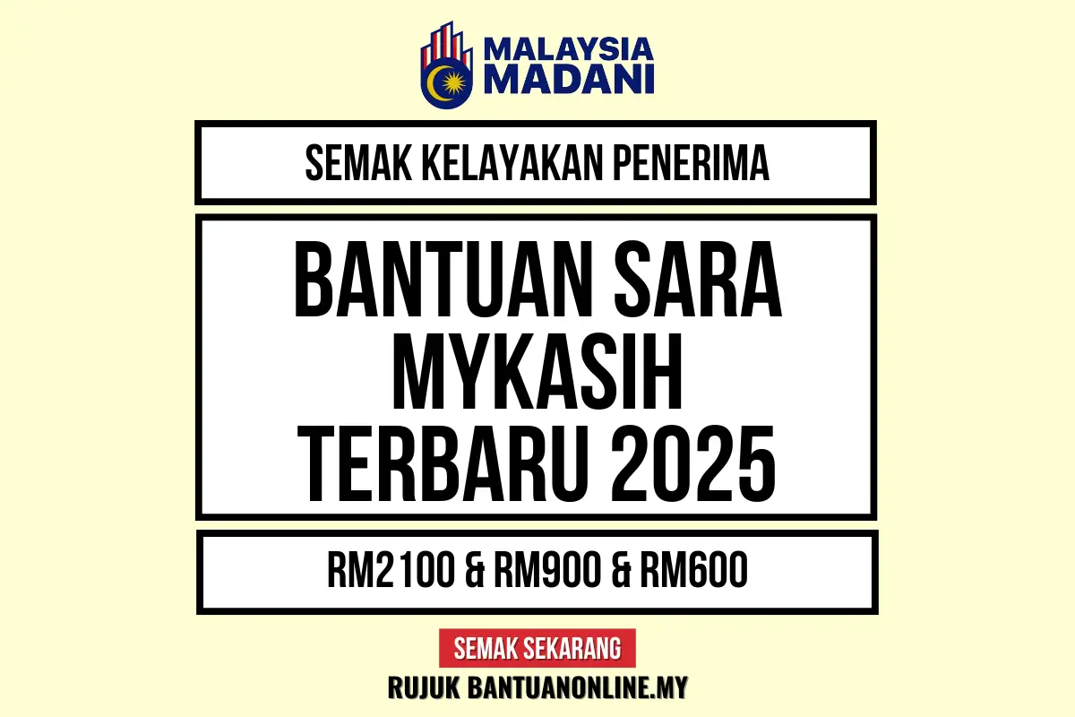 SEMAKAN STATUS KELAYAKAN BANTUAN MYKASIH SARA