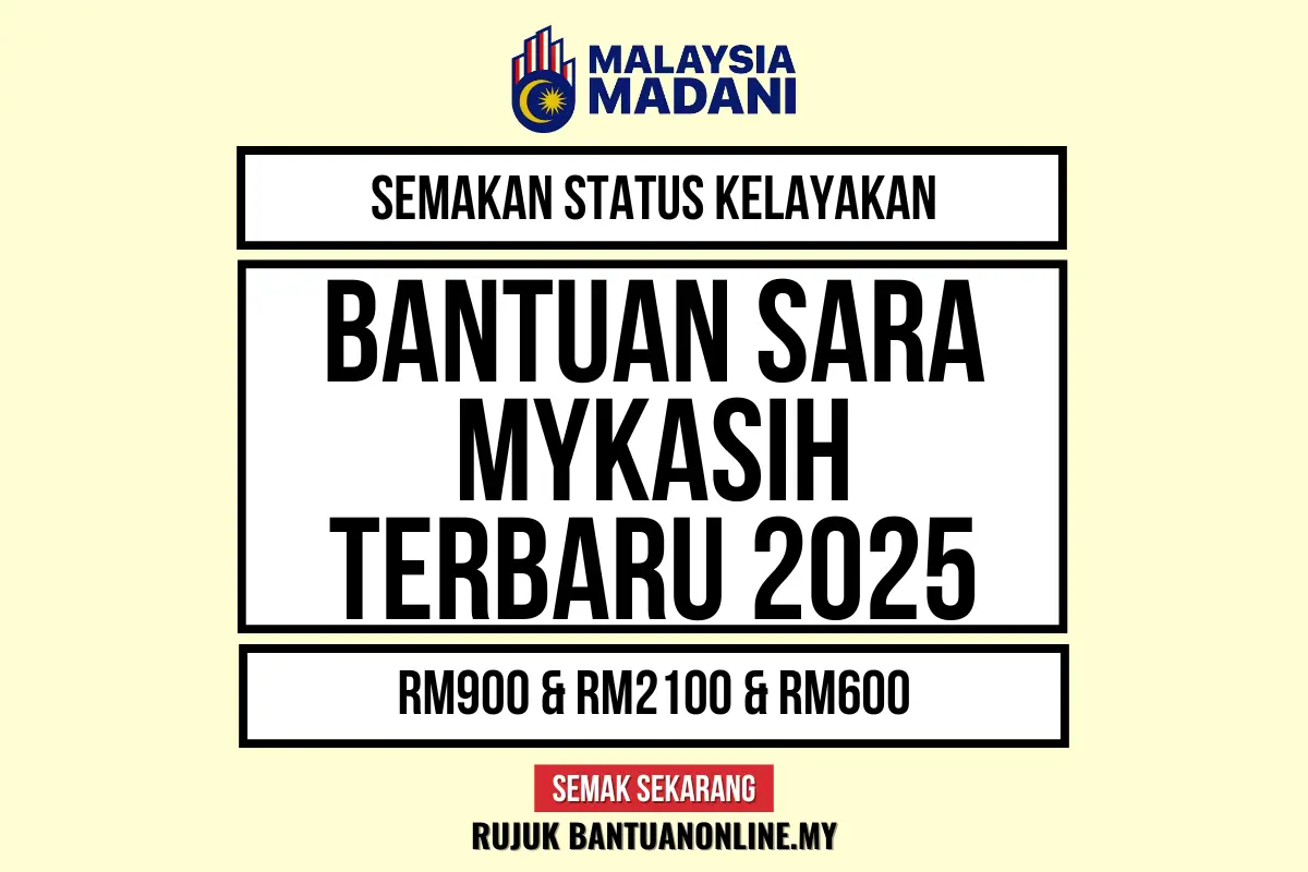 SEMAKAN STATUS SARA MYKASIH ONLINE