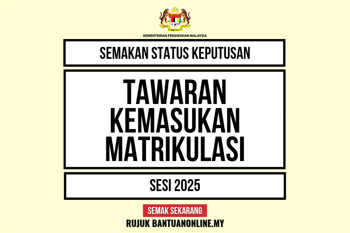 SEMAKAN MATRIKULASI