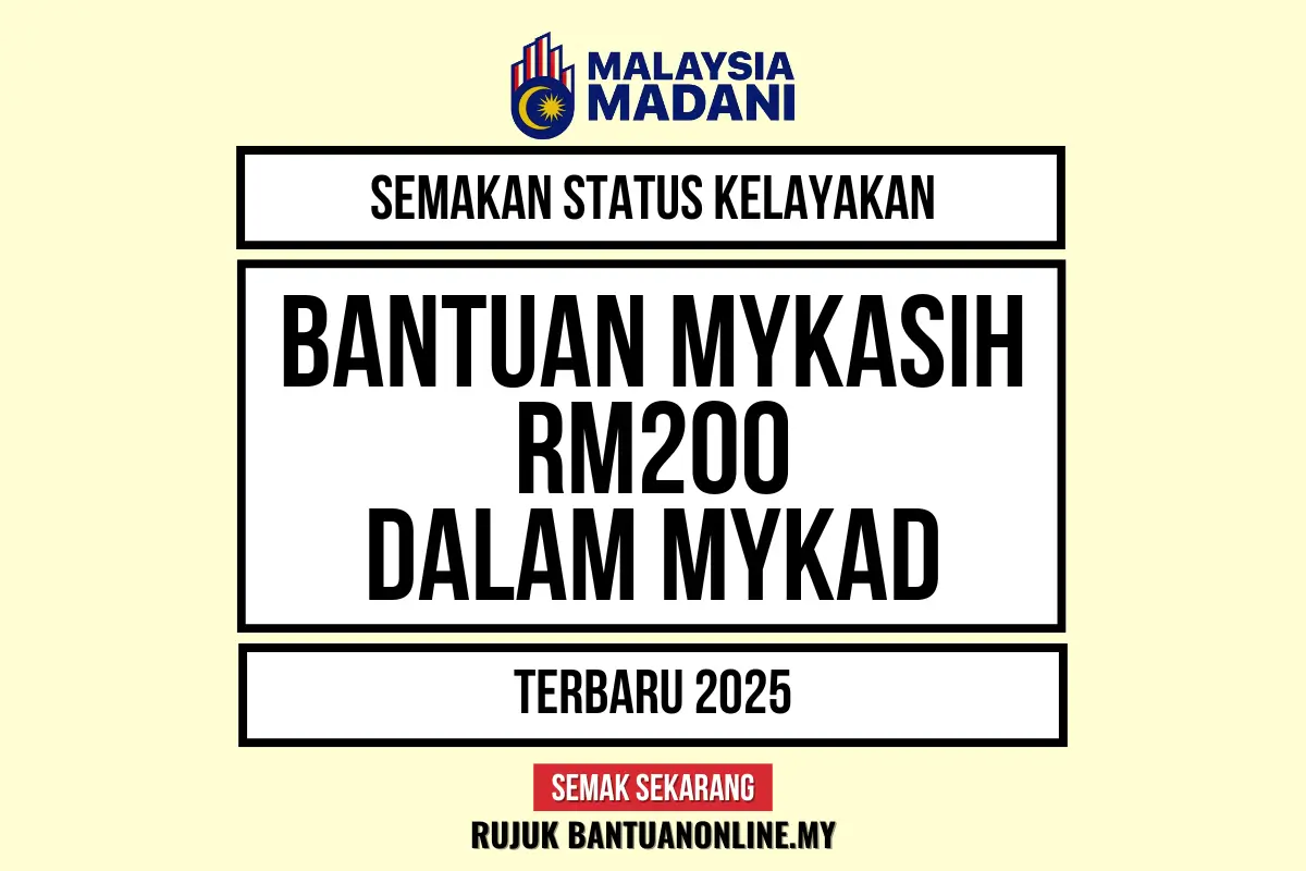 MYKAD MYKASIH RM200 2025