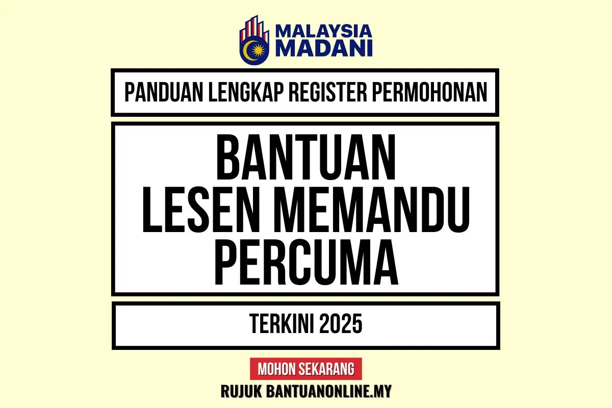 CARA PENDAFTARAN LESEN PERCUMA