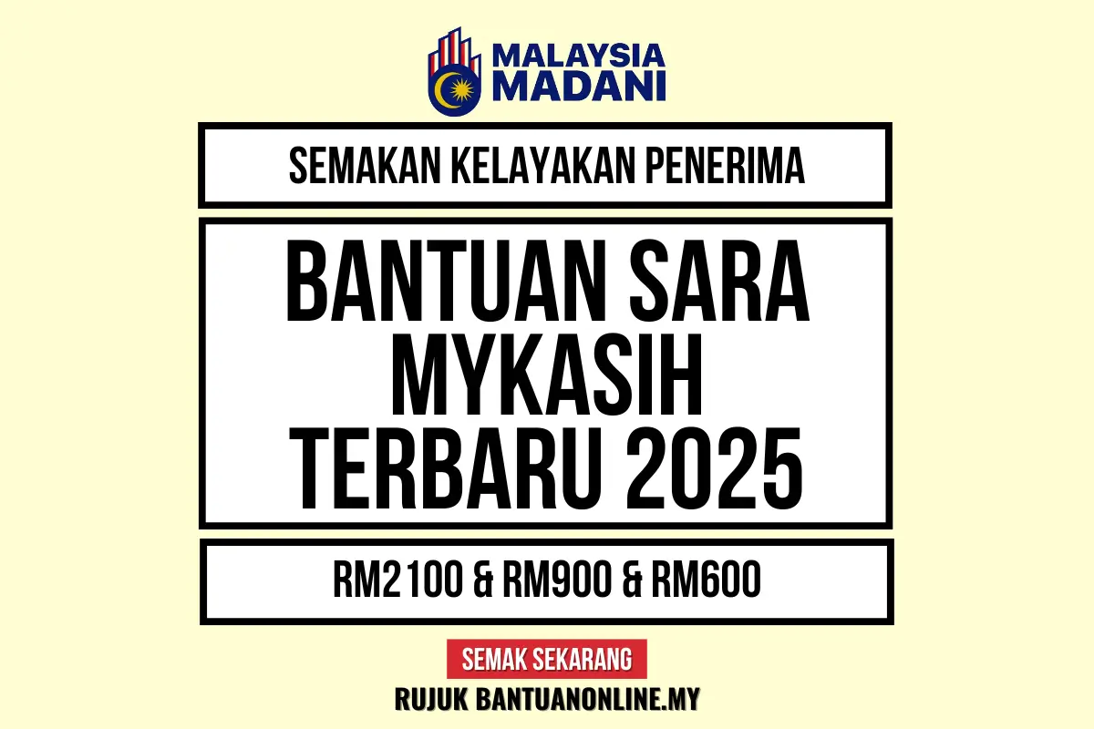 SEMAK STATUS BANTUAN SARA MYKASIH 2025
