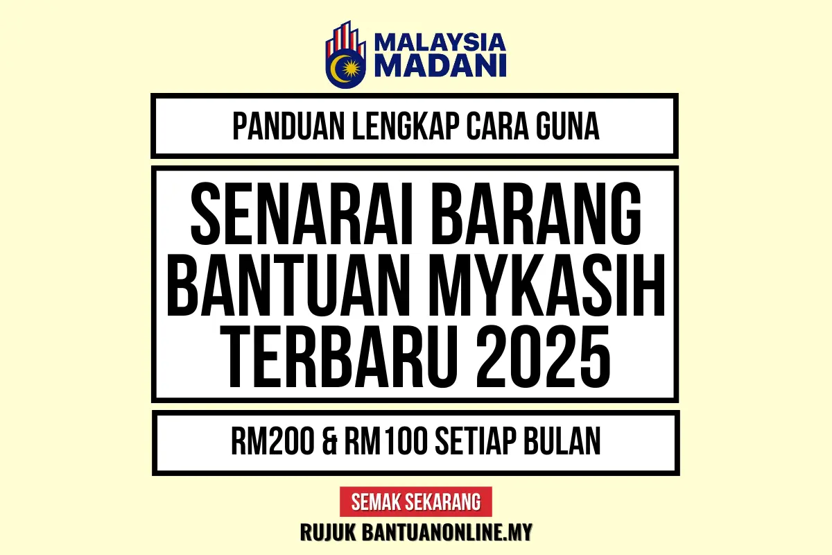 BARANG BANTUAN MYKASIH 2025