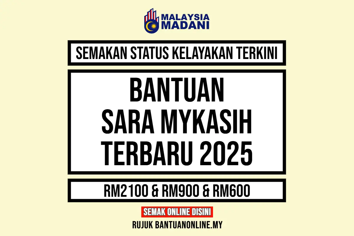 CARA SEMAKAN STATUS SARA MYKASIH
