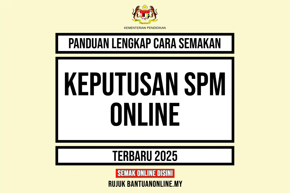 SEMAK KEPUTUSAN PEPERIKSAAN ONLINE
