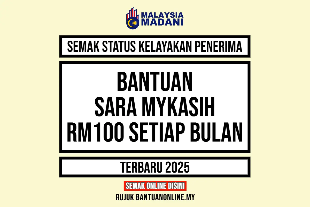 SEMAKAN BANTUAN SARA 100