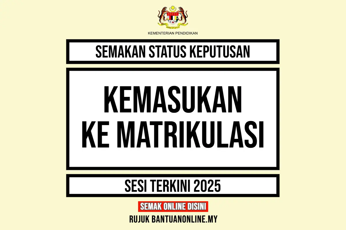 SEMAKAN KE MATRIKULASI