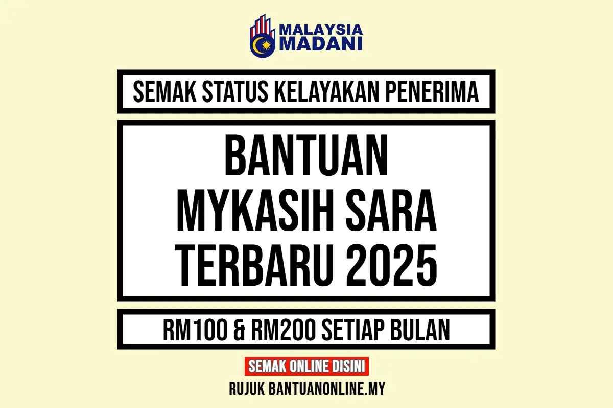 SEMAKAN ONLINE MYKASIH SARA