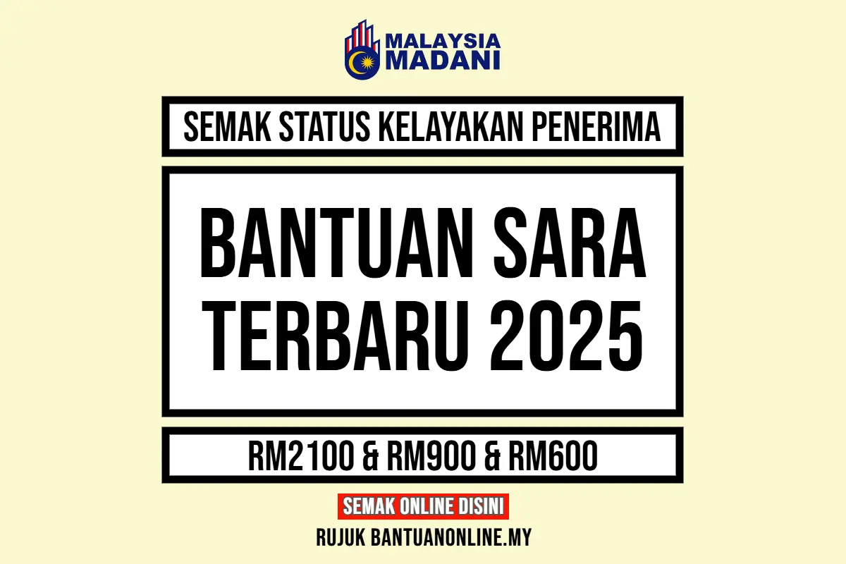 SEMAKAN STATUS BANTUAN SARA 2025