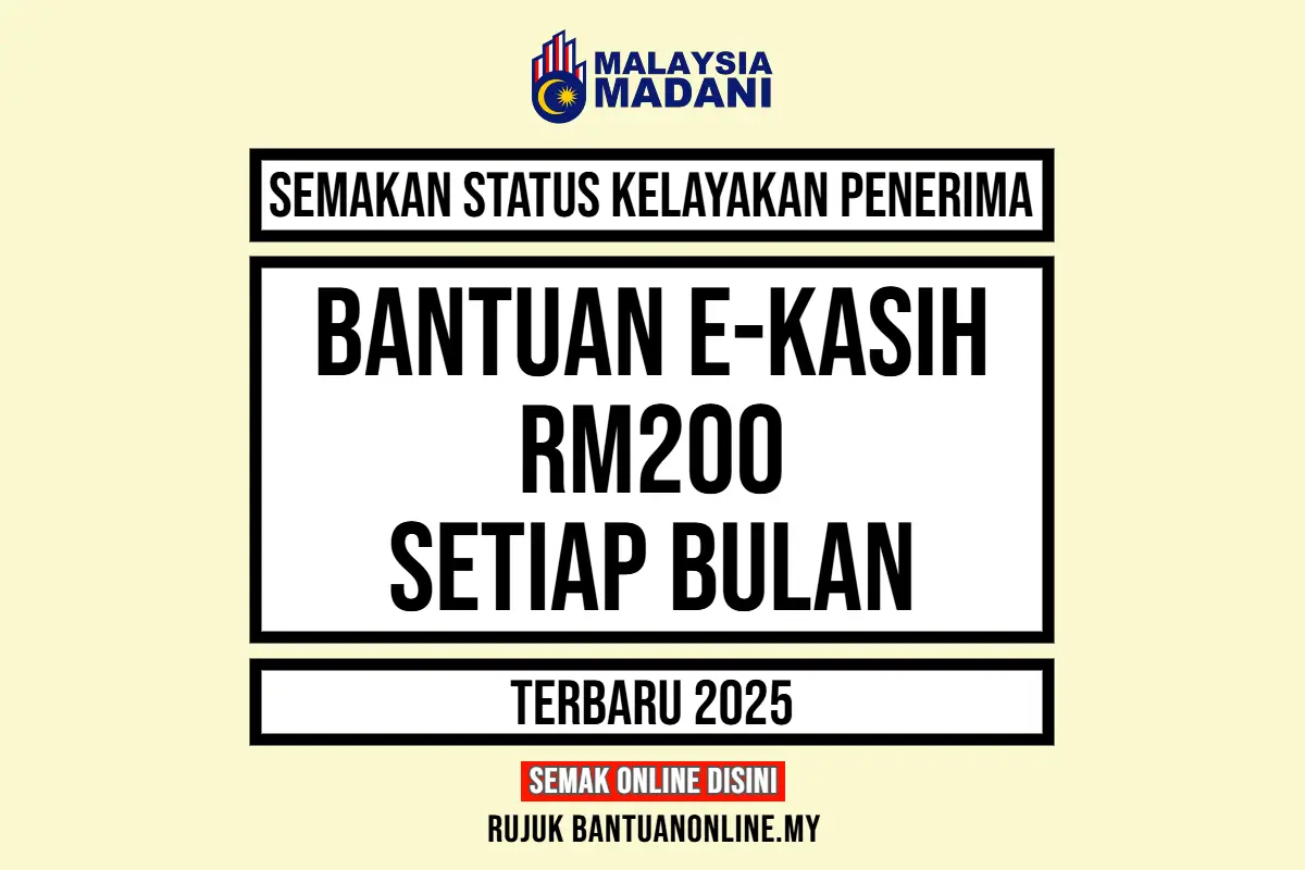 SEMAKAN STATUS EKASIH RM200