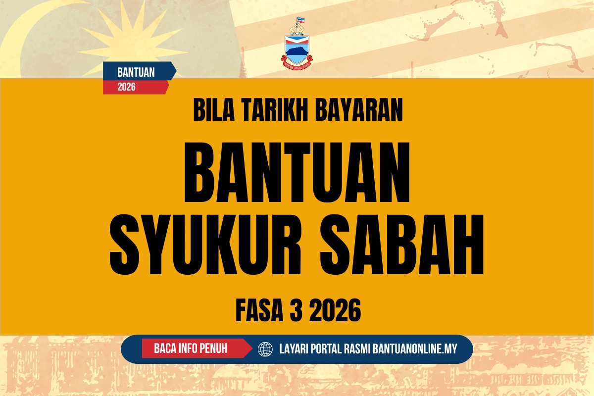 TARIKH PENYALURAN SYUKUR SABAH