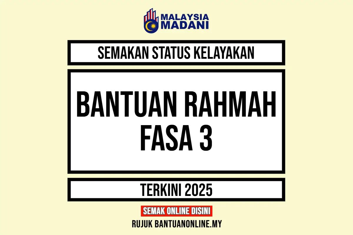BANTUAN RAHMAH 2025 STATUS