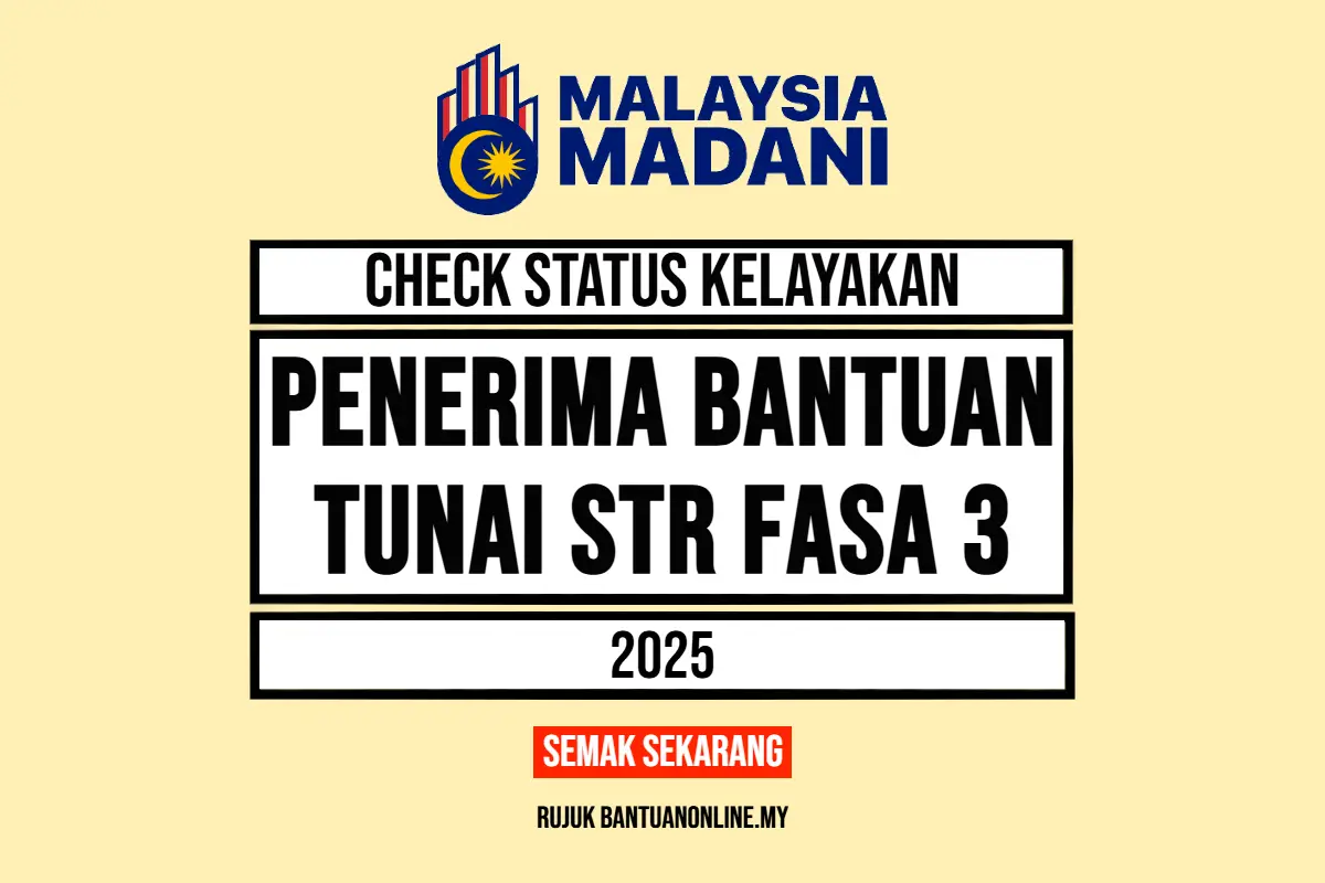 BANTUAN TUNAI STR 2025