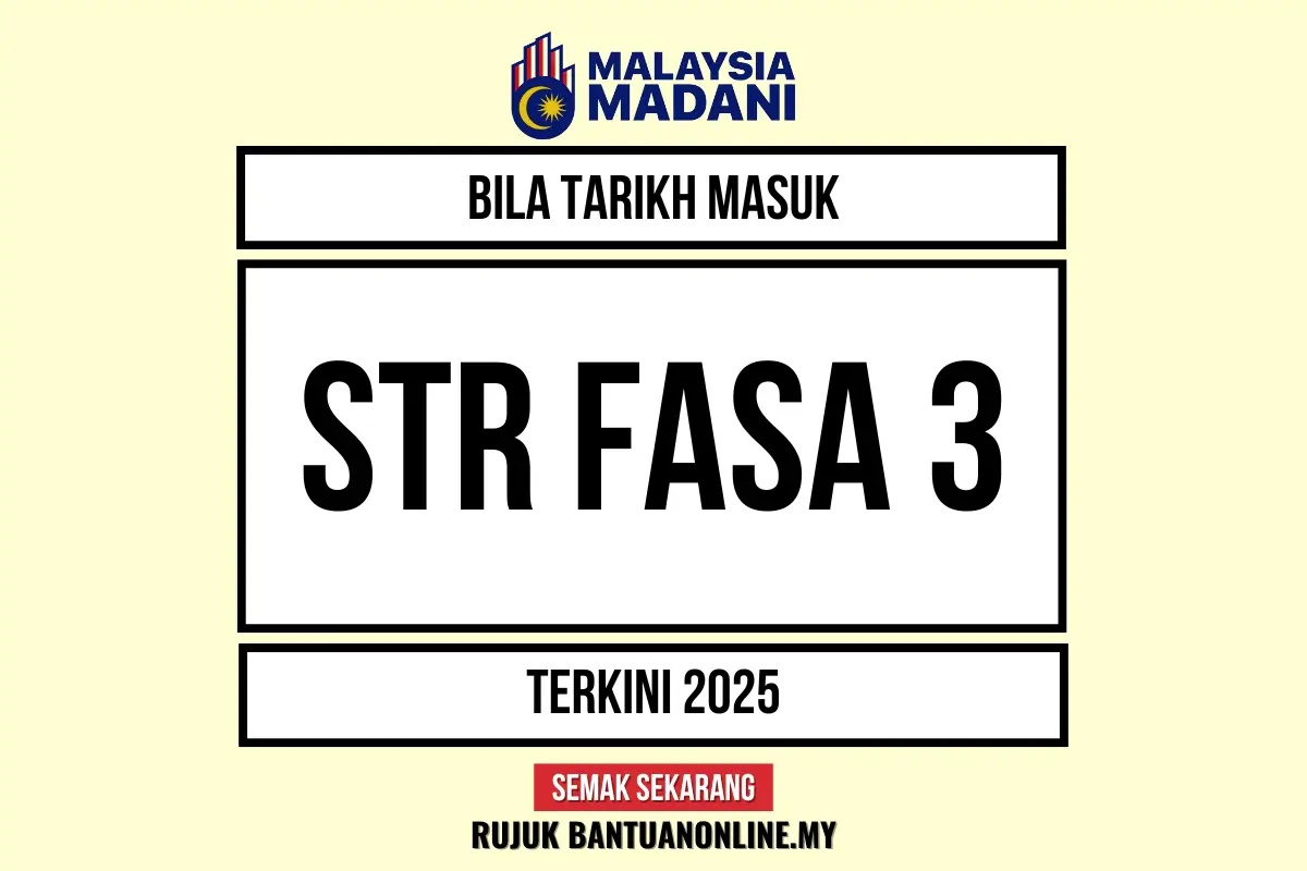 TARIKH MASUK STR FASA 3