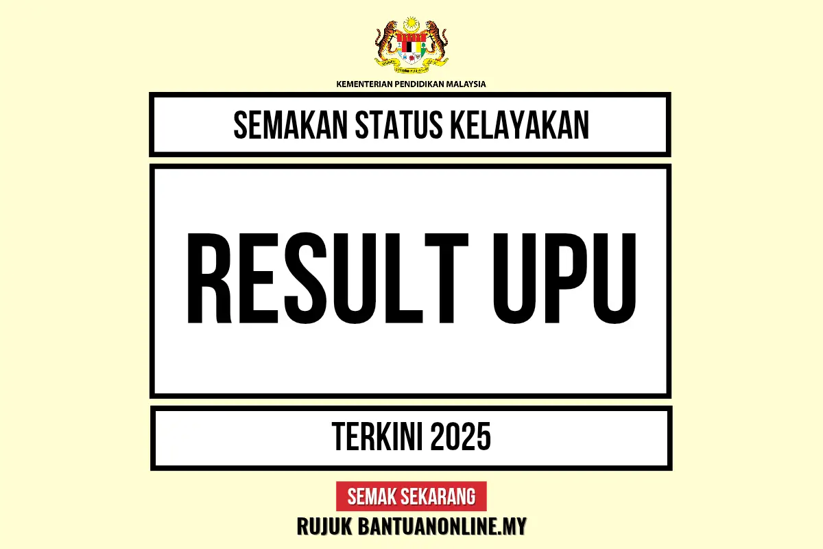 LINK SEMAKAN UPU 2025