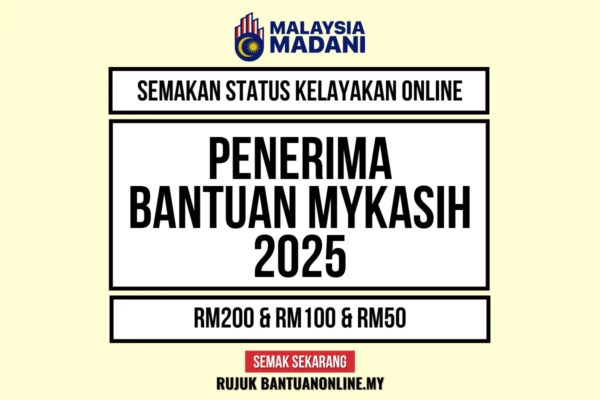 SEMAKAN STATUS MYKASIH 2025 ONLINE